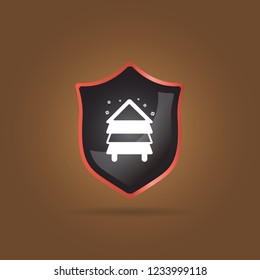 Beehive icon for bee