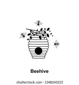 beehive icon. Element of beekeeping icon. Premium quality graphic design icon. Signs and symbols collection icon for websites, web design, mobile app