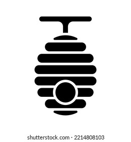 beehive icon. honey sign. vector illustration
