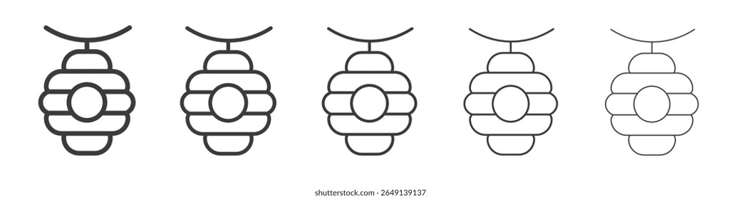 Beehive icon simple illustration logo art