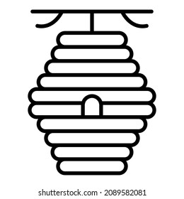 Beehive icon vector image. Can also be used for web apps, mobile apps and print media.