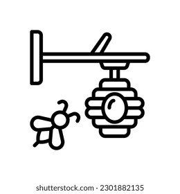 beehive icon for your website, mobile, presentation, and logo design.