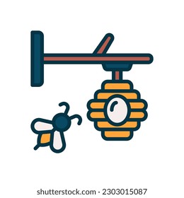 beehive icon for your website, mobile, presentation, and logo design.