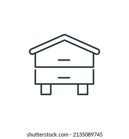 beehive icons  symbol vector elements for infographic web