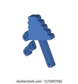Beehive isometric left top view 3D icon