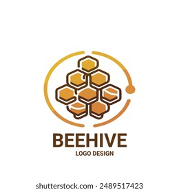 Beehive Logo-Four with vector Design
