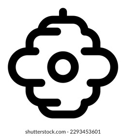 Beehive in outline icon. Farming, spring