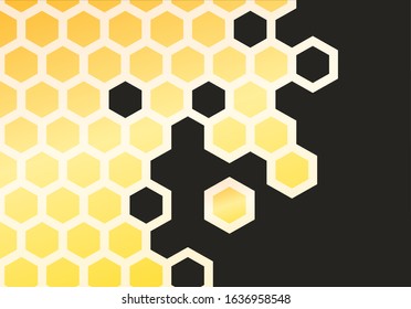 Beehive pattern illustration background pattern material