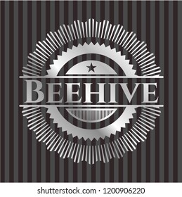 Beehive silvery badge