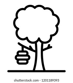 Beehive with a tree branch 