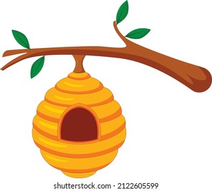Arte vectorial de colmena e ilustración
