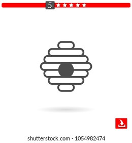 beehive vector icon