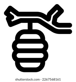 beehive vector icon illustration asset