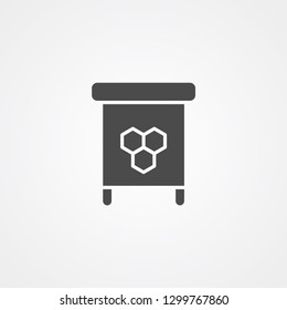 Beehive vector icon sign symbol