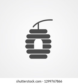 Beehive Vector Icon Sign Symbol