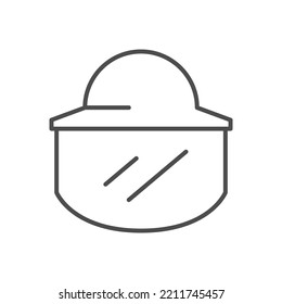 Beekeeper Hat Line Outline Icon