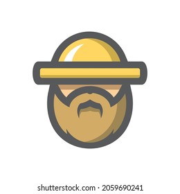 Beekeeper. Hiver. Apiarist men. Vector Cartoon illustration