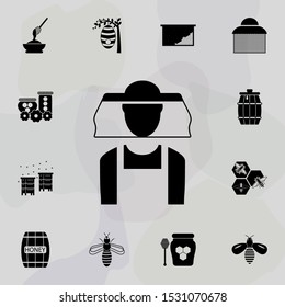 beekeeper icon. Universal set of beekeeping for website design and development, app development
