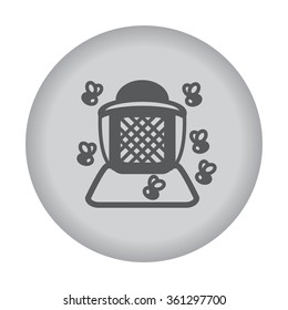 Beekeeper protection icon. Vector eps 10.
