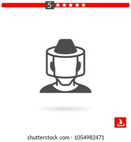 beekeeper vector icon