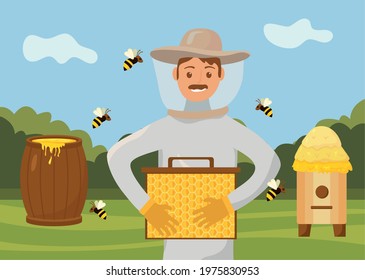 beekeeper working in the camp character