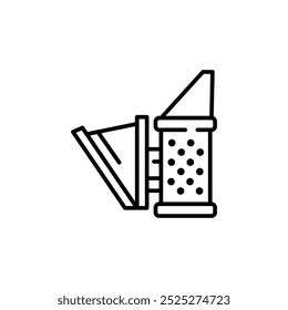 Beekeeping smoker tool icon. Simple beekeeping smoker tool icon for pollination, social media, app, and web design. Vector illustration