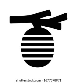 beekeeping vector glyph flat icon 
