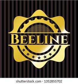 Beeline gold emblem