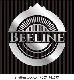 Beeline silver badge or emblem