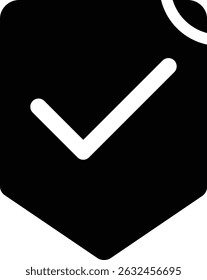 Been here marker icon. isolated on white background. design in trendy style. black icon with check mark. vector design in eps 10