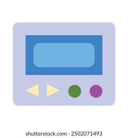 Beeper Flat Icon Design For Personal nad Commercial Use