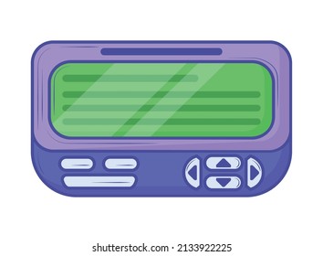 Beeper Retro Tech Icon Isolated