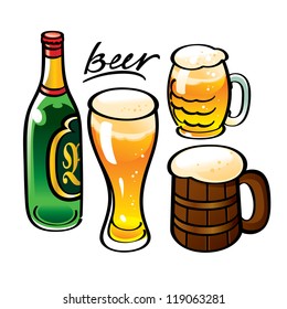 Hand Drawing Beer Banner Stock Vector (Royalty Free) 623382632