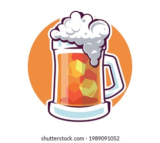 Beer Alcoholic Vector Graphic Illustration Drink