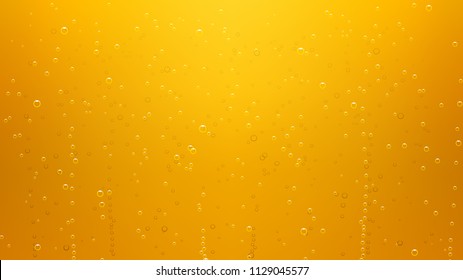 beer background with bubbles