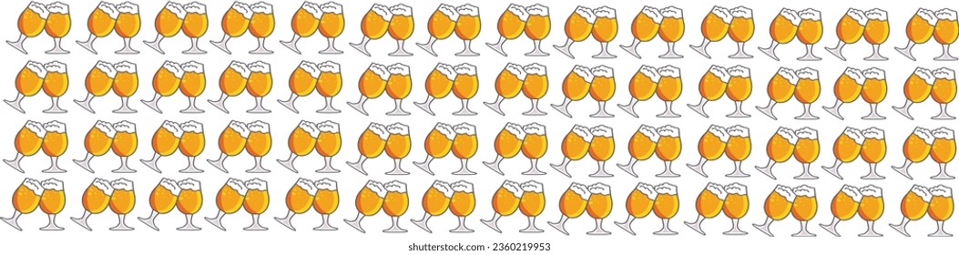 Beer background design, beer clipart vector, beer vector,  beer glasses and mugs clipart design