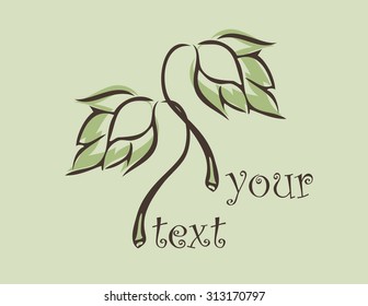 beer background, hops