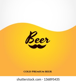 Beer background for menu or label.