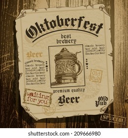 beer background Oktoberfest
