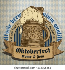 beer background Oktoberfest