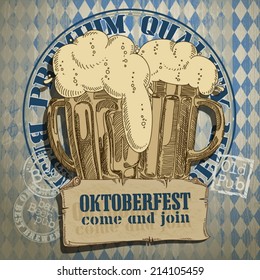 beer background Oktoberfest