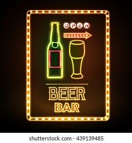 Beer bar Neon sign