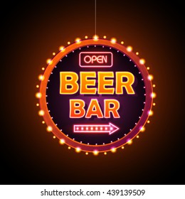 Beer Bar Neon Sign