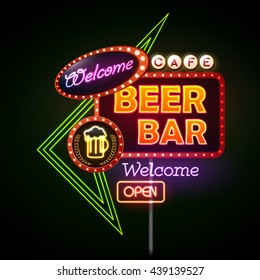 Beer bar Neon sign