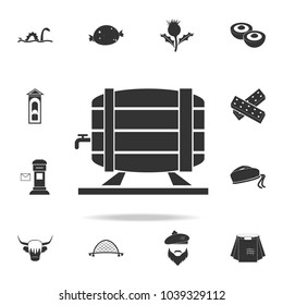 Beer Barrel icon. Detailed set of United Kingdom culture icons. Premium quality graphic design. One of the collection icons for websites, web design, mobile app on white background