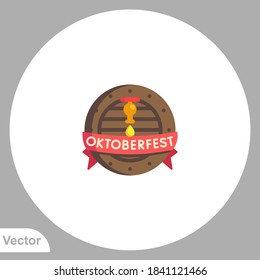 Beer barrel icon sign vector,Symbol, logo illustration for web and mobile