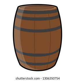 Beer Barrel Icon - Vector