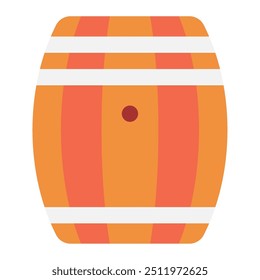 Beer Barrel icon for web, app, infographic, etc