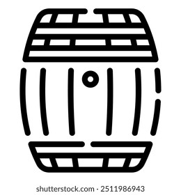 Beer Barrel icon for web, app, infographic, etc