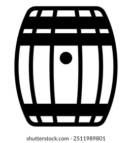 Beer Barrel icon for web, app, infographic, etc